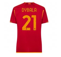 AS Roma Paulo Dybala #21 Koszulka Podstawowa damskie 2023-24 Krótki Rękaw